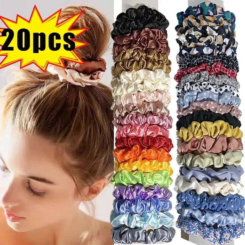 Fashion Korean Head Rope Hair Bands for Women Intestine Shaped Elastic Hair Ties High Ponytail Styling Headwear Hair Accessories