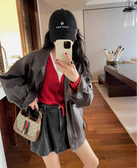 Hnewly trashy outfits Autumn Cool Brown Oversized Leather Jacket Women Drop Shoulder Long Sleeve Zippper High Quality American Retro Clothing