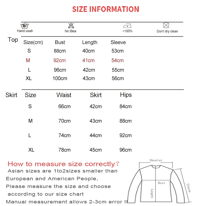 Hnewly FALL OUTFITS Women Outfits Tweed 2 Two Piece Sets Long Sleeve Pearl Buttons Short Jacket and A-line Mini Skirt Set Fall Spring