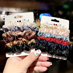 Hnewly Fashion Korean Head Rope Hair Bands for Women Intestine Shaped Elastic Hair Ties High Ponytail Styling Headwear Hair Accessories