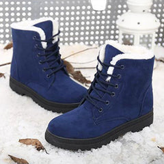 Hnewly Women Boots Snow Plush Women Shoes Platform Boots For Women Fashion Keep Warm Women's Boots Flat New Botas Mujer Winter Shoes