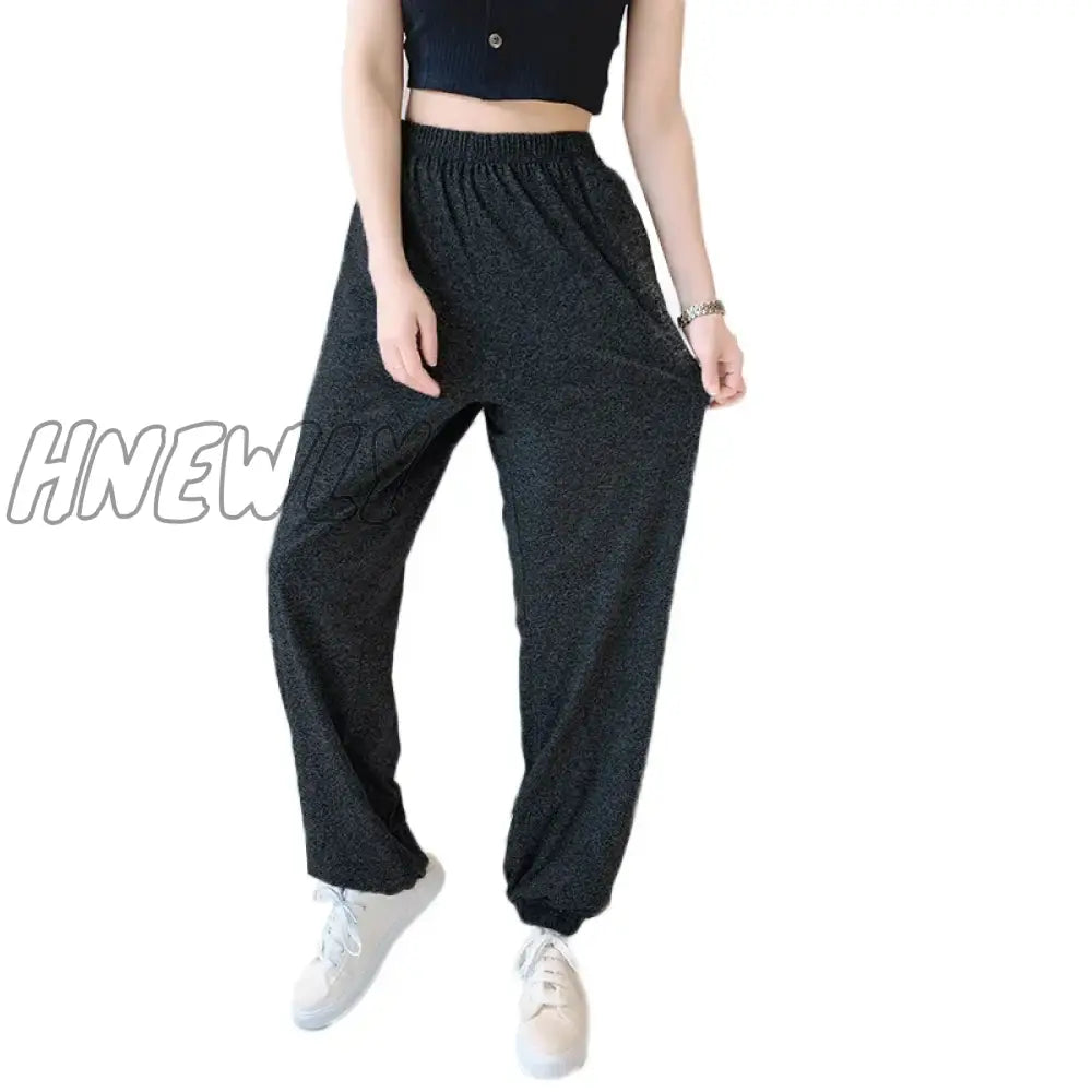 Hnewly 2Xl-7Xl New Knit Cotton Women’s Home Clothes Plus Size Sleepwear Pajamas Pants Female