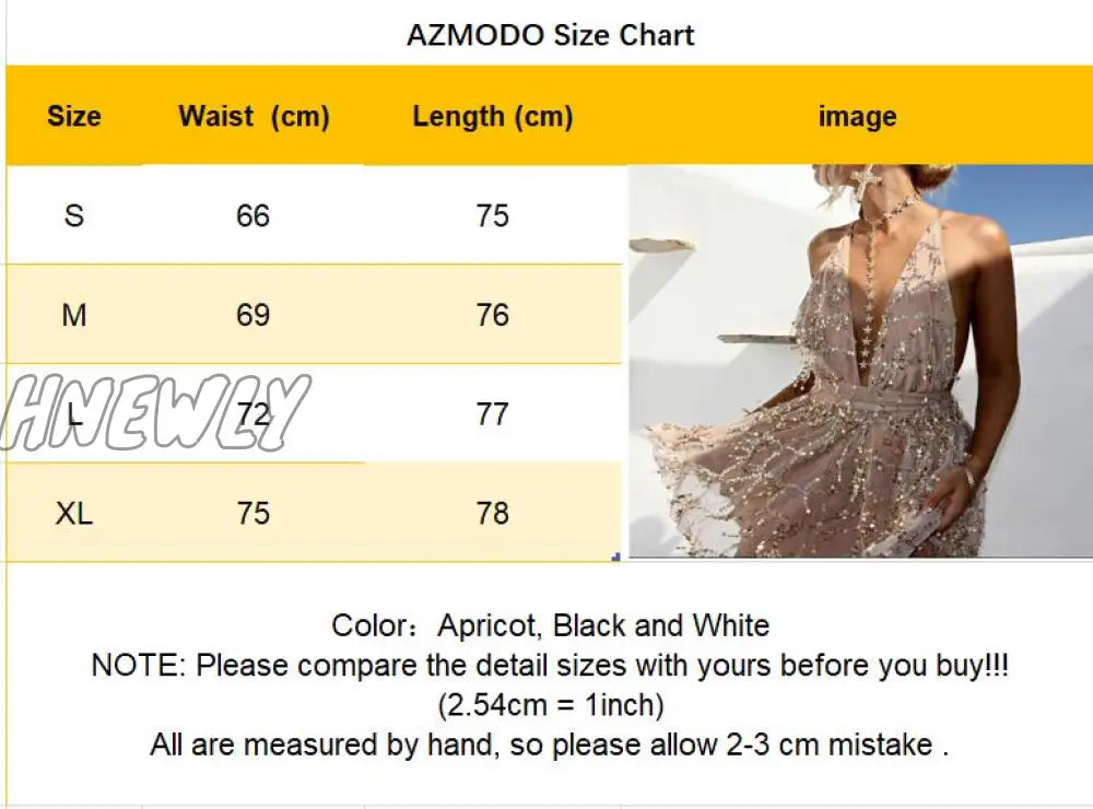 Hnewly Backless Bandage Summer Dress Bodycon Women Sexy Nightclub Party Mini Black Deep V Neck