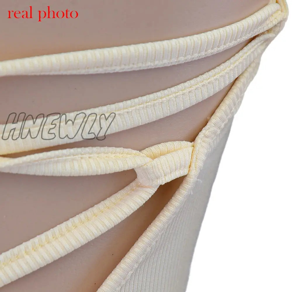 Hnewly Bandage Sexy Backless Elegant Strapless Jumpsuits Women Club Party Flare Pants Rompers One