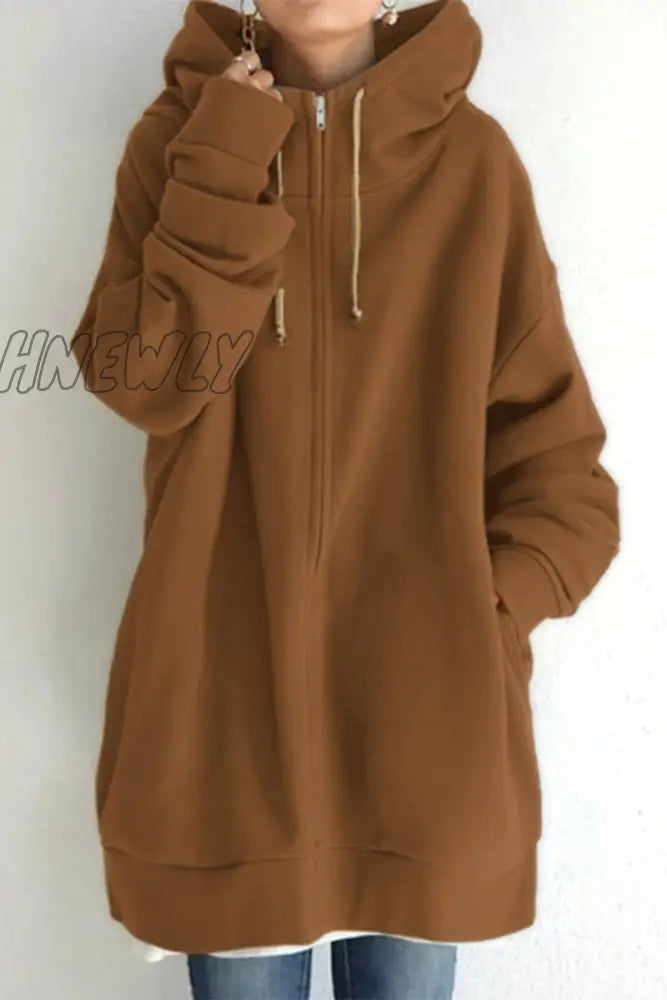 Hnewly - Casual Solid Color Turtleneck Tops(12 Colors) Coffee / S Tops/Sweats & Hoodies