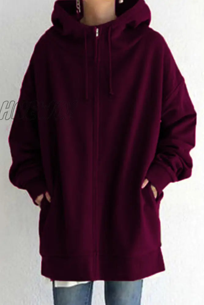 Hnewly - Casual Solid Color Turtleneck Tops(12 Colors) Dark Purple / S Tops/Sweats & Hoodies