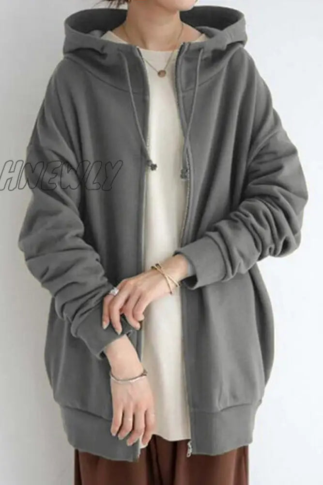 Hnewly - Casual Solid Color Turtleneck Tops(12 Colors) Grey / S Tops/Sweats & Hoodies