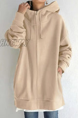 Hnewly - Casual Solid Color Turtleneck Tops(12 Colors) Khaki / S Tops/Sweats & Hoodies