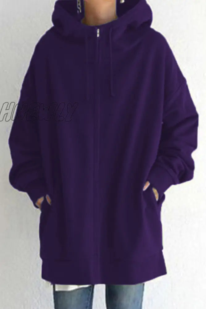 Hnewly - Casual Solid Color Turtleneck Tops(12 Colors) Purple / S Tops/Sweats & Hoodies