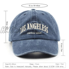 Hnewly Cotton Baseball Cap For Men And Women Fashion Embroidery Hat Soft Top Caps Casual Retro