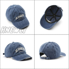 Hnewly Cotton Baseball Cap For Men And Women Fashion Embroidery Hat Soft Top Caps Casual Retro