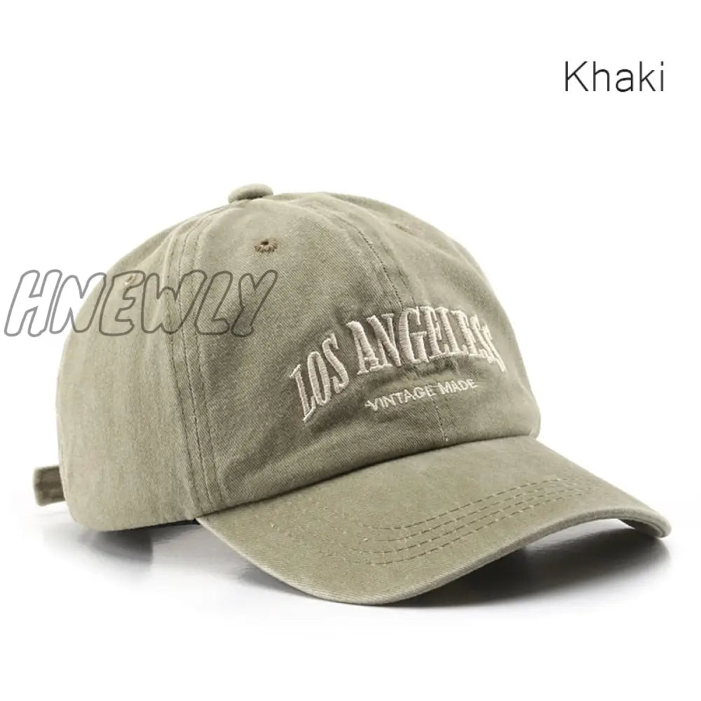 Hnewly Cotton Baseball Cap For Men And Women Fashion Embroidery Hat Soft Top Caps Casual Retro