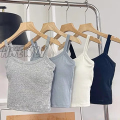 Crop Top Women Sexy Sleeveless Tops Fashion Female Underwear Lady’s Camisole Girl Basic T-Shirt