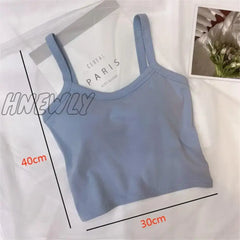 Crop Top Women Sexy Sleeveless Tops Fashion Female Underwear Lady’s Camisole Girl Basic T-Shirt