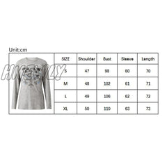 Hnewly Gothic T Shirt Women Fairycore Grunge Long Sleeve Tops 2000S Aesthetic Punk Style Clothes