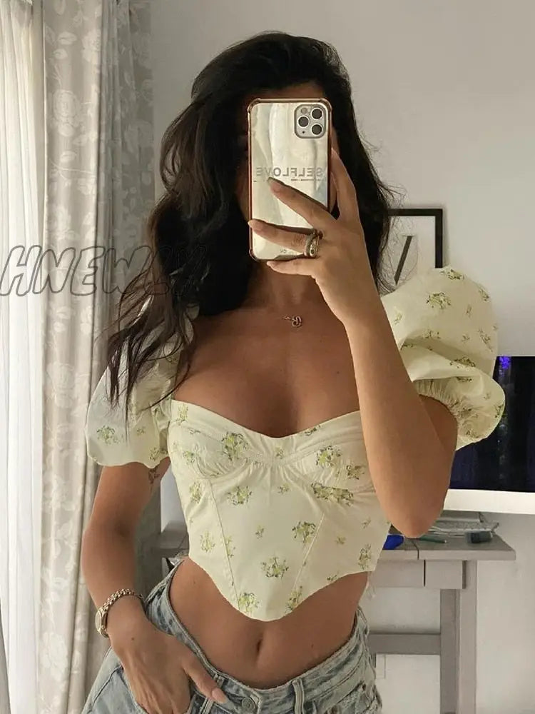 Hnewly High Quality Summer Corset Top Women Y2K Tops Blue Boycon Crop Off The Shoulder Sexy Mesh