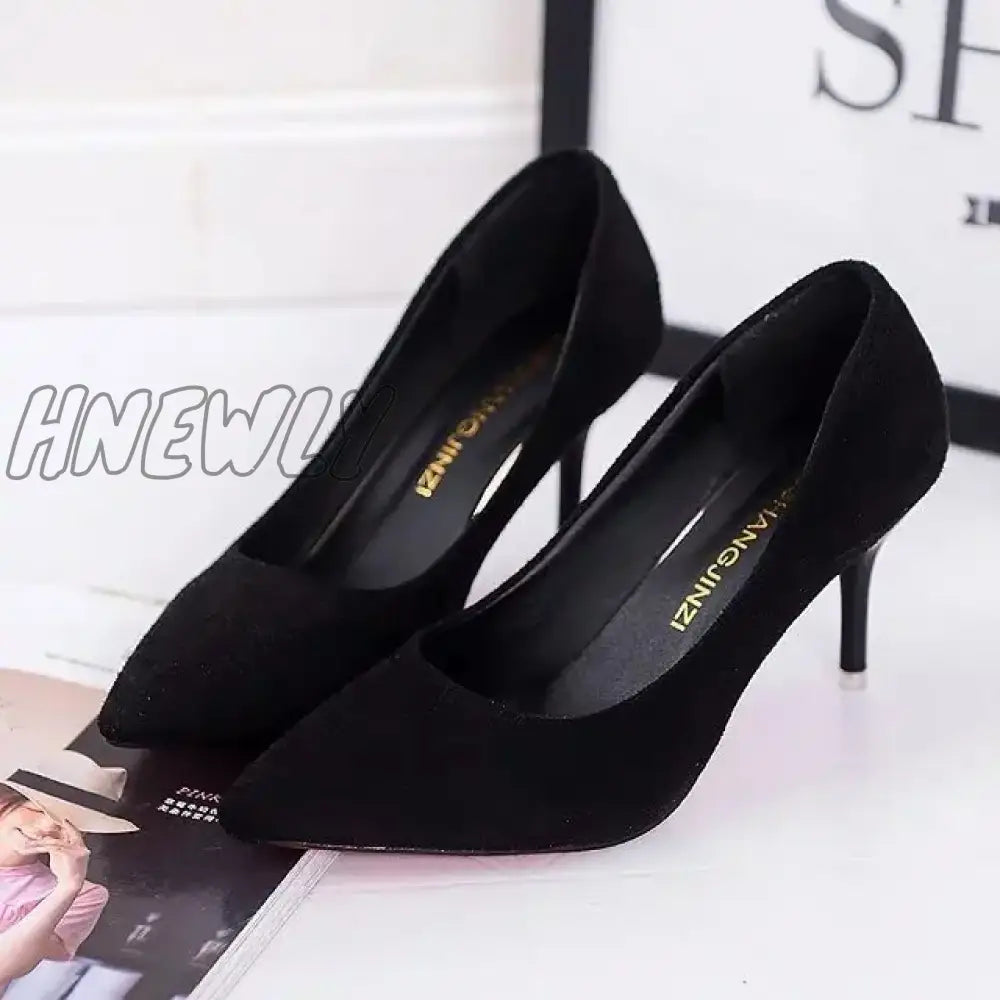 Hnewly Large Size Women’s Pumps Pointed Toe Patent Leather High Heels Dress Shoes White Wedding