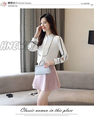 Hnewly Long Sleeve Ol Office Summer Women’s Shirt Blouse For Women Blusas Womens Tops And Blouses