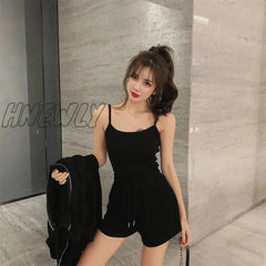 Hnewly Loungewear Women 3 Pieces Summer Sleepwear Ensembles De Pyjama Nightgown Suits With Shorts