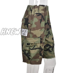 Hnewly New Arrival High Quality Summer Fashion Casual Camouflage Camo Ladies Women Shorts Cargo