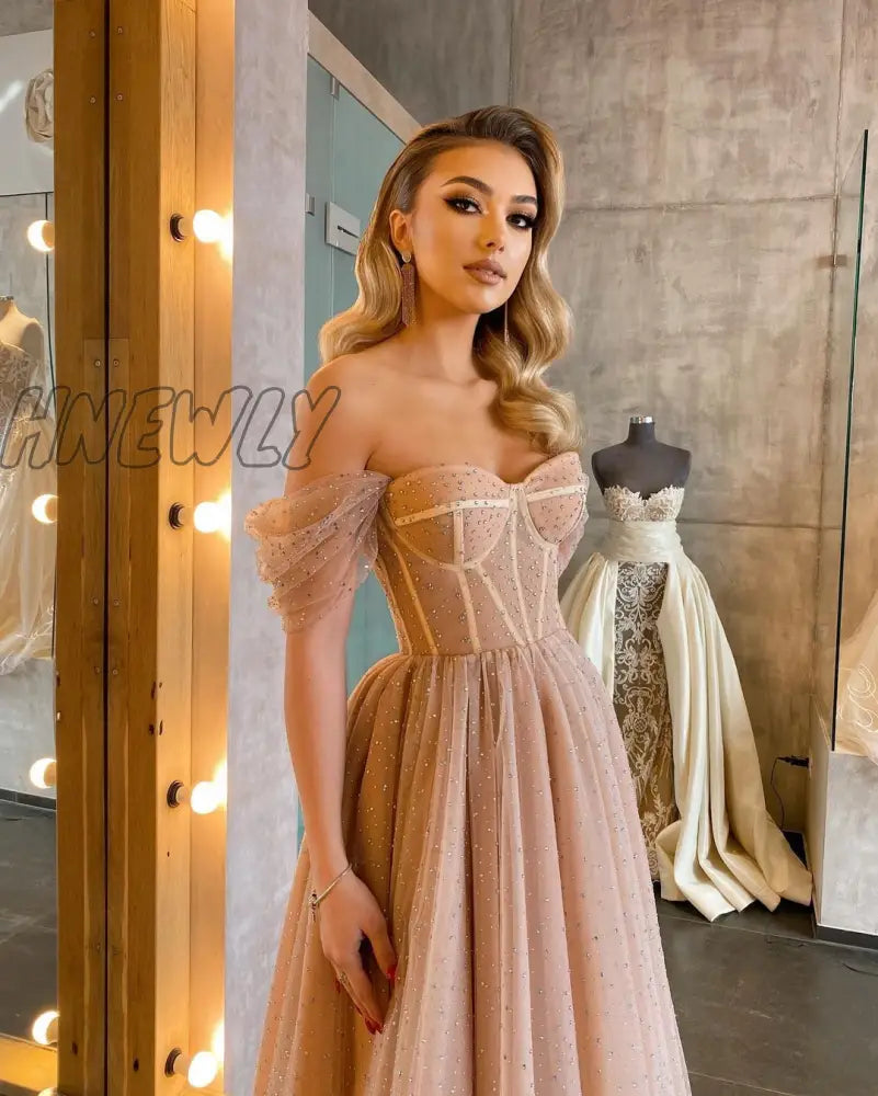 Hnewly New Short Prom Dresses With Boat Neck Celebrity Evening Robes De Cocktail Formal