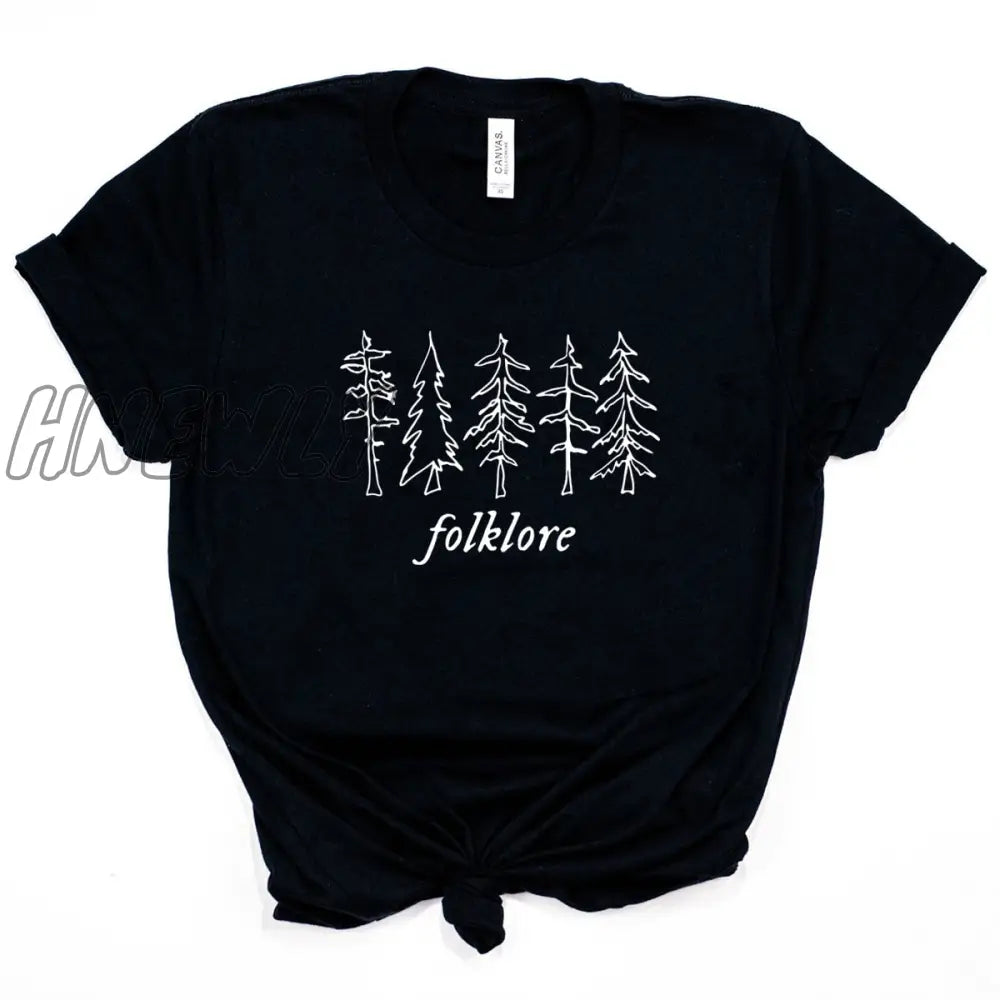 Hnewly Shirt Taylor Music Swift Albums T-Shirt Folklore Inspired Graphic Tee Cute Aesthetic Gift