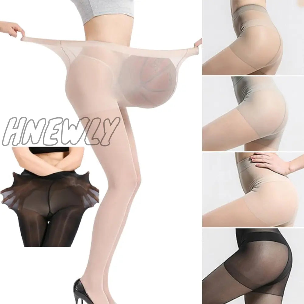 Hnewly Summer High Waist Sun Protection Stockings Ladies Sexy Breathable Elastic Tights Slim Tear