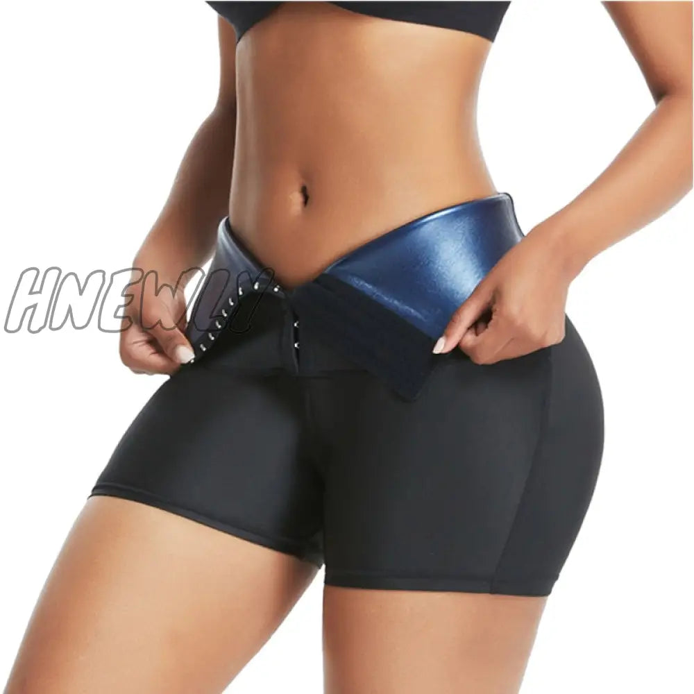 Hnewly Sweat Sauna Pants Body Shaper Weight Loss Slimming Waist Trainer Shapewear Tummy Hot Thermo