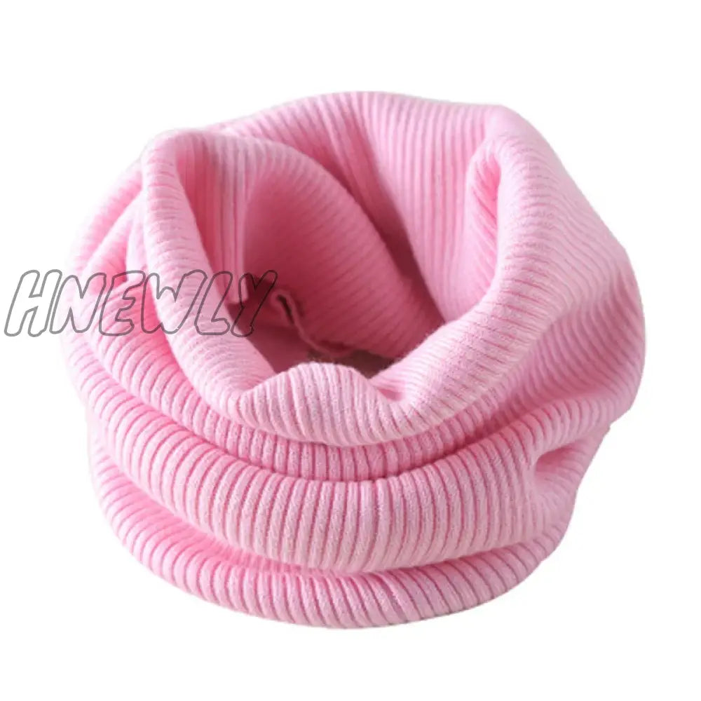 Hnewly Winter Warm Cashmere Scarves Unisex Elastic Wool Knit Ring Neck Scarf Snood Female Thicken