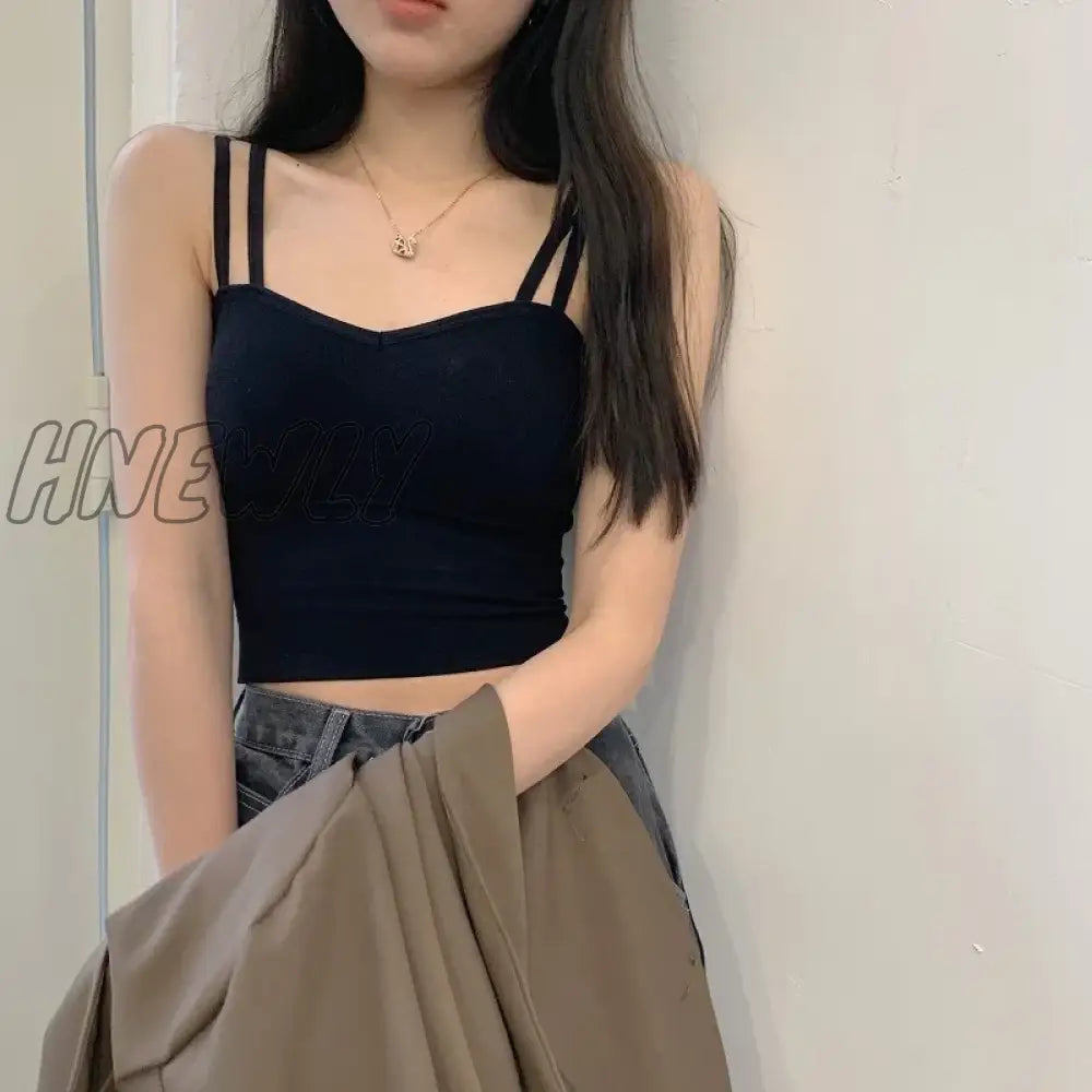 Hnewly Women Cotton Underwear Tube Tops Sexy Solid Color Top Fashion Sports Comfort Tank Up New