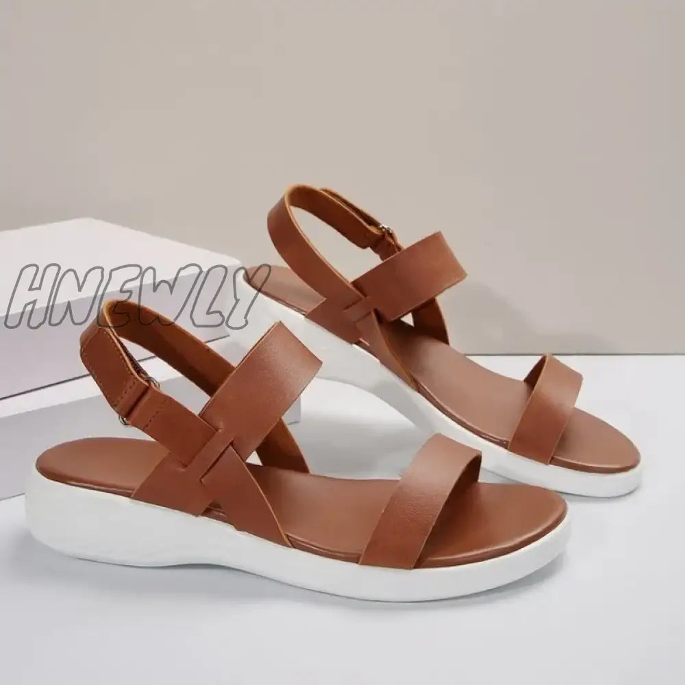 Women’s Knit Elastic Cloth Wedge Sandals Slip On Lightweight Walking Women Plus Size Comfortable