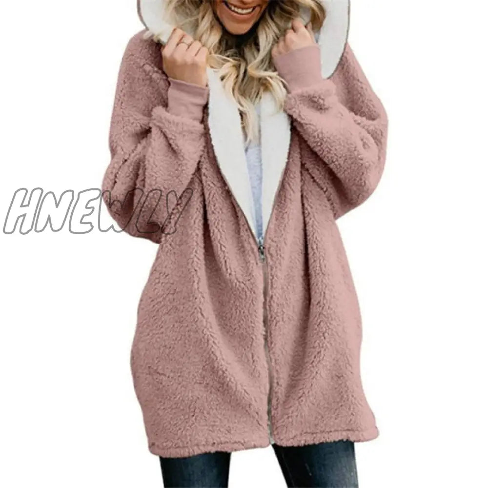 Lamb Velvet Hooded Women Long Winter Jacket Autumn And New Plus Size 5Xl Warm Outwear Coat Female