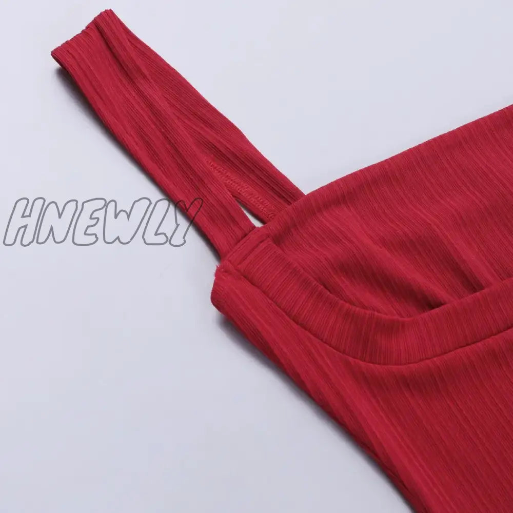 Red Dress Mini Summer New Sexy Short Female Elegant Hot Korean Women Dresses Sweet