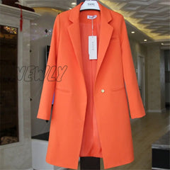 Spring Autumn Blazers Coats Women Suit Plus Size Long Sleeve Jacket Casual Tops Female Slim