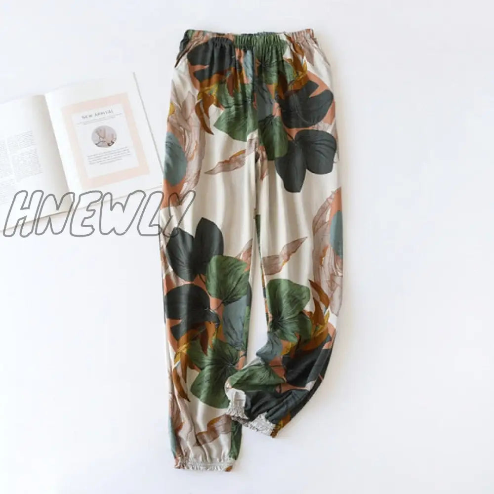 Summer News Pijama Mujer Thin Section Short - Sleeved Shorts Large Floral Print Pajamas Home