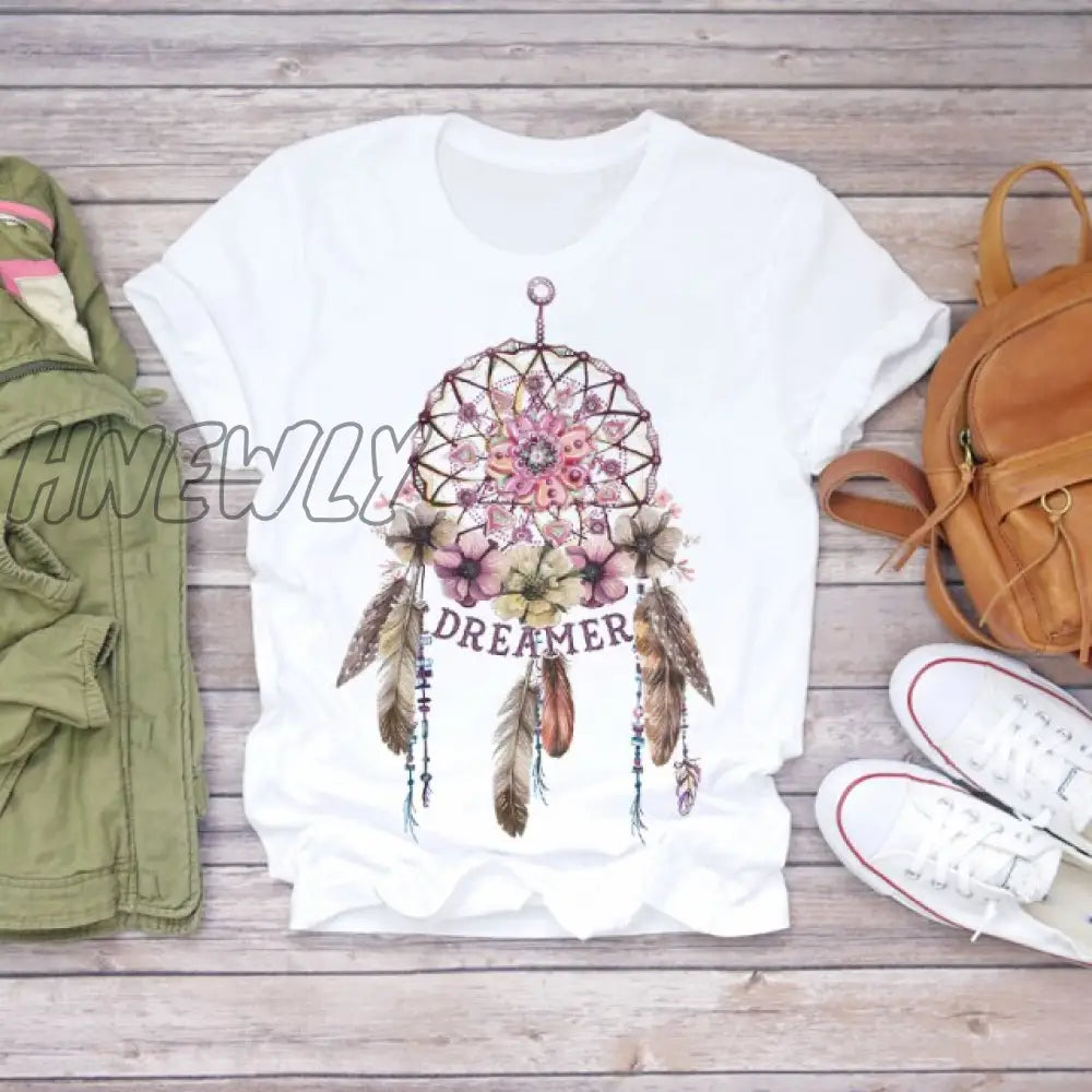 Women Summer Short Sleeve Floral Flower Fashion Lady T - Shirts Top T Shirt Ladies Womens Graphic