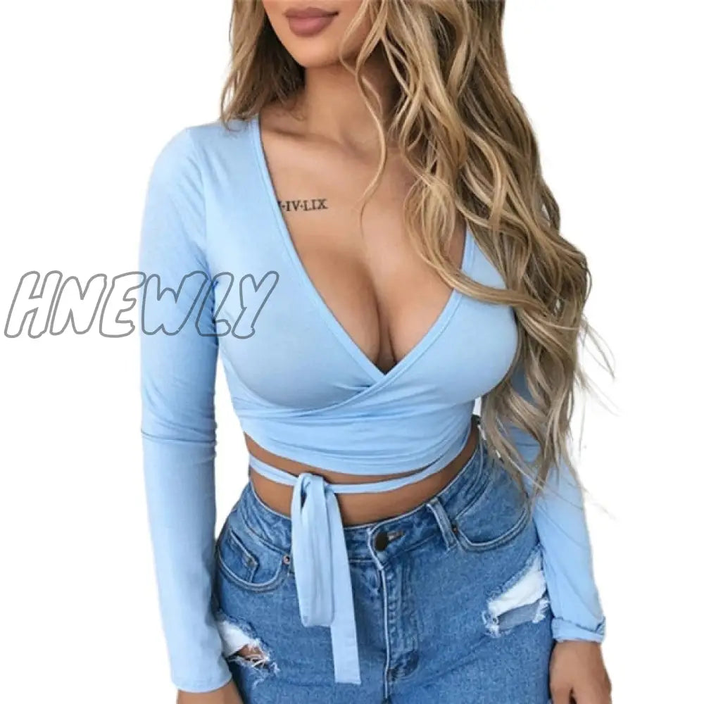 Women T - Shirt Long Sleeve Top Ladies Bodycon Casual T Shirt Sexy Womens Clothing Party Clothes