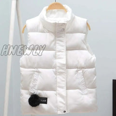 Women Vest Mandarin Collar Sleeveless Short Coat Jacket Waistcoat Female Plus Size Chalecos Para